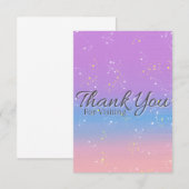 Bedankt voor je bezoek (Voorkant / Achterkant)