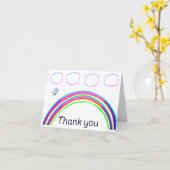 Bedankt voor je briefje kaart (Gele Bloem)