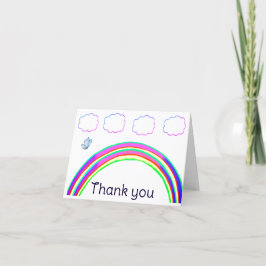 Bedankt voor je briefje kaart