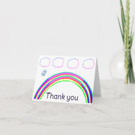 Bedankt voor je briefje kaart