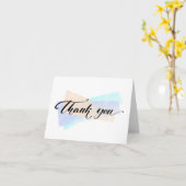 Bedankt voor je briefje kaart (Gele Bloem)