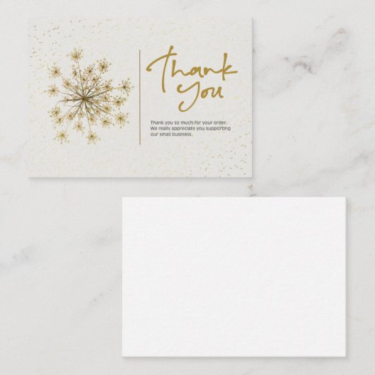 Bedankt voor je briefje notitiekaartje (Voorkant / Achterkant)