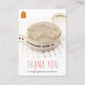 Bedankt voor je briefje | Ontworpen voor makers Visitekaartje (Voorkant)