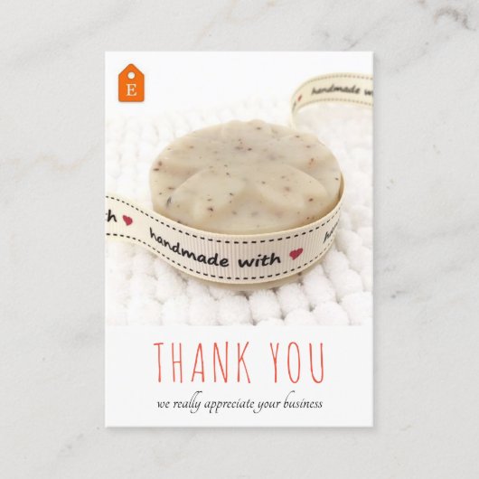 Bedankt voor je briefje | Ontworpen voor makers Visitekaartje (Voorkant)