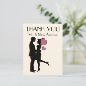 Bedankt voor je Briefkaart (Staand voorkant)