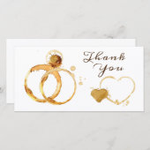 Bedankt voor je bruiloft. (Voorkant / Achterkant)