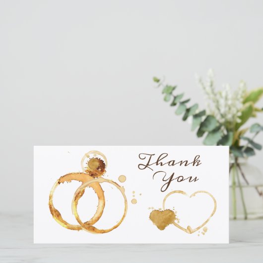 Bedankt voor je bruiloft. (Staand voorkant)