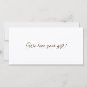 Bedankt voor je bruiloft. (Achterkant)