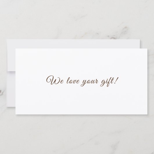 Bedankt voor je bruiloft. (Achterkant)