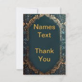 Bedankt voor je bruiloft. (Voorkant)