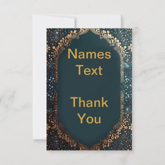 Bedankt voor je bruiloft. (Voorkant)