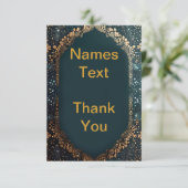 Bedankt voor je bruiloft. (Staand voorkant)