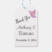 Bedankt voor je bruiloft cadeaulabel (Voorkant)