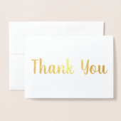 Bedankt voor je bruiloft folie kaarten (Voorkant met envelop)