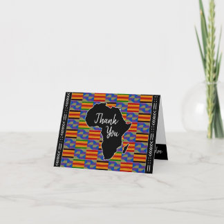 Bedankt voor je bruiloft Kaart Africa Geïnspireerd