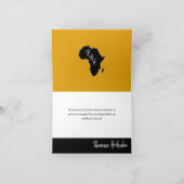 Bedankt voor je bruiloft Kaart Africa Geïnspireerd (Binnen)
