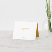 Bedankt voor je bruiloft Kaart Africa Geïnspireerd (Achterkant)