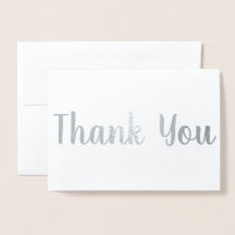 Bedankt voor je bruiloft| Zilver