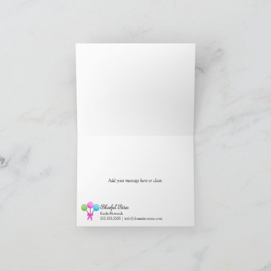 Bedankt voor je business cake Poppen (Binnen)