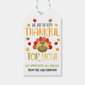 Bedankt voor je cadeau Label Cadeaulabel (Voorkant)