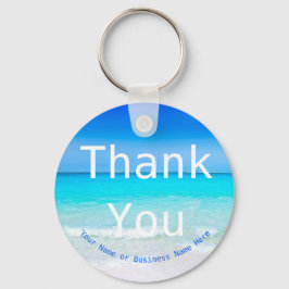 Bedankt voor je cadeaubon zomer sleutelhanger