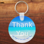 Bedankt voor je cadeaubon zomer sleutelhanger (Voorkant)