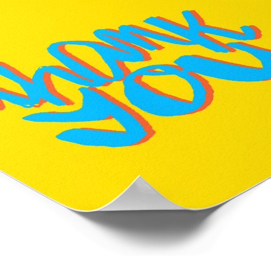 Bedankt voor je cadeautje poster (Hoek)