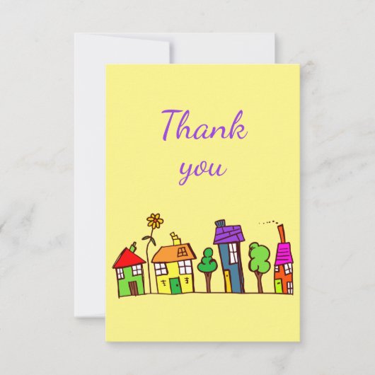 Bedankt voor je Cartoon in de stad (Voorkant)