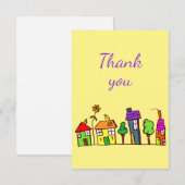 Bedankt voor je Cartoon in de stad (Voorkant / Achterkant)