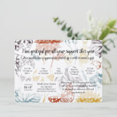 Bedankt voor je coupon kaart (Staand voorkant)