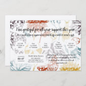 Bedankt voor je coupon kaart (Voorkant / Achterkant)