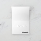 Bedankt voor je creditcard (Binnen)