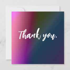 Bedankt voor je creditcard