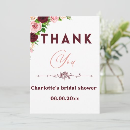 Bedankt voor je creditcard (Staand voorkant)