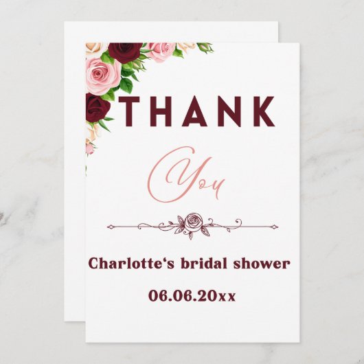 Bedankt voor je creditcard (Voorkant / Achterkant)