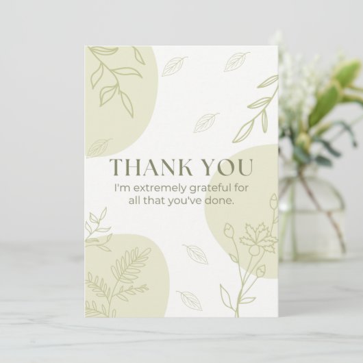 Bedankt voor je creditcard (Staand voorkant)