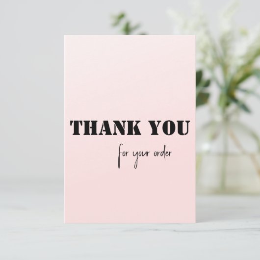 Bedankt voor je creditcard (Staand voorkant)