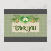 Bedankt voor je creditcard briefkaart (Voorkant)