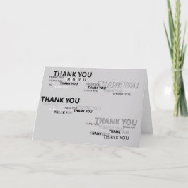 Bedankt voor je creditcard feestdagen kaart