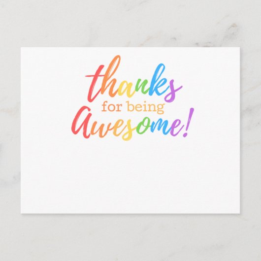 Bedankt voor je creditcard feestdagenkaart (Voorkant)