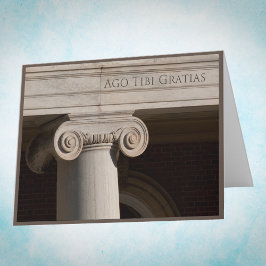 Bedankt voor je creditcard in het Latijn