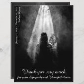 Bedankt voor je creditcard in het licht. (Voorkant / Achterkant)