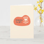 Bedankt voor je creditcard kaart (Gele Bloem)