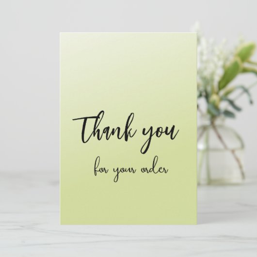 Bedankt voor je creditcard kaart (Staand voorkant)