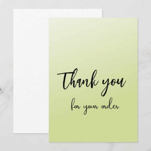 Bedankt voor je creditcard kaart (Voorkant / Achterkant)