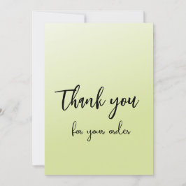 Bedankt voor je creditcard kaart