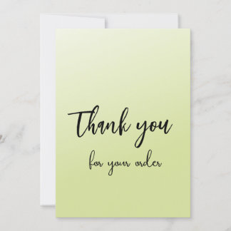 Bedankt voor je creditcard kaart