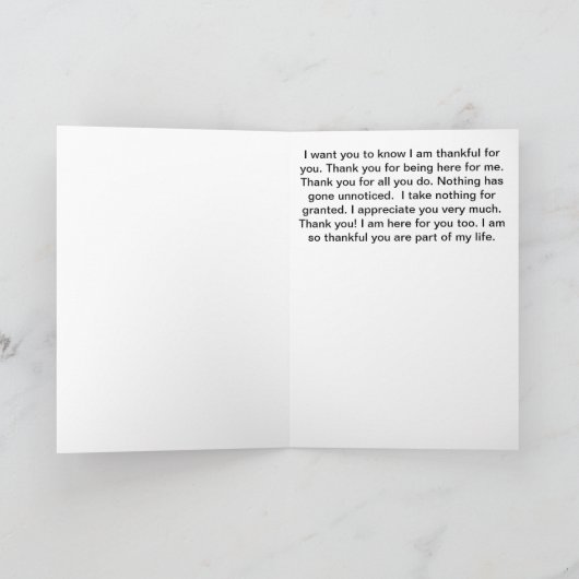 Bedankt voor je creditcard kaart (Binnen)