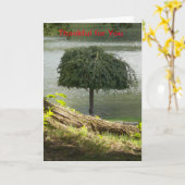 Bedankt voor je creditcard kaart (Gele Bloem)