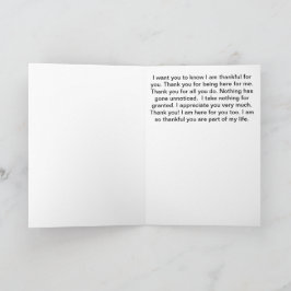 Bedankt voor je creditcard kaart